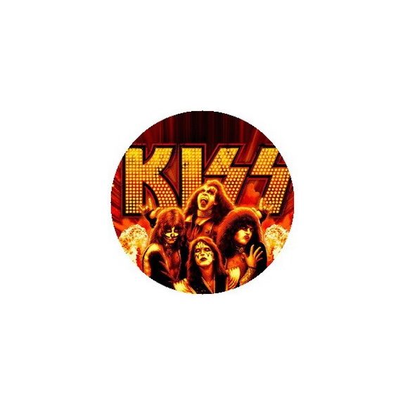 KISS: Fire (jelvény, 2,5 cm) KISS: Fire (jelvény, 2,5 cm)