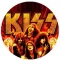 KISS: Fire (jelvény, 2,5 cm)