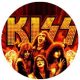 KISS: Fire (jelvény, 2,5 cm)