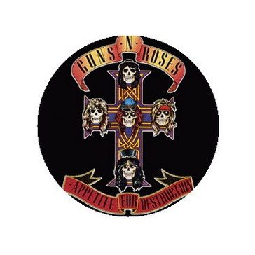   GUNS N' ROSES: Appetite For Destruction (jelvény, 2,5 cm)