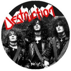DESTRUCTION: Band (jelvény, 2,5 cm)