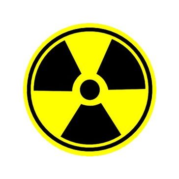 RADIOACTIV (jelvény, 2,5 cm)
