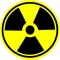 RADIOACTIV (jelvény, 2,5 cm)