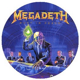 MEGADETH: Rust In Peace (jelvény, 2,5 cm)