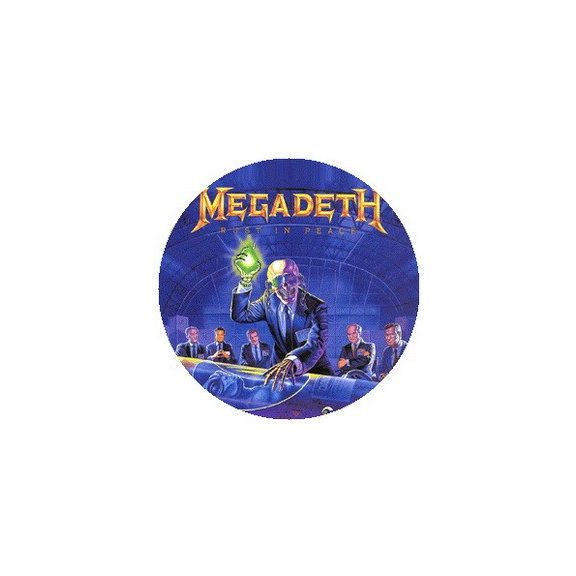 MEGADETH: Rust In Peace (jelvény, 2,5 cm) MEGADETH: Rust In Peace (jelvény, 2,5 cm)