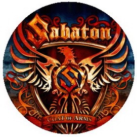 SABATON: Coat Of Arms (jelvény, 2,5 cm)