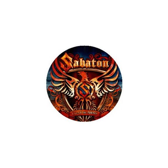 SABATON: Coat Of Arms (jelvény, 2,5 cm) SABATON: Coat Of Arms (jelvény, 2,5 cm)