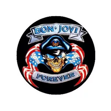 BON JOVI: Forever (jelvény, 2,5 cm)