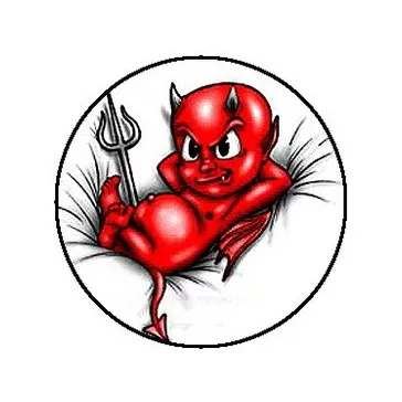 DEVIL BABY (jelvény, 2,5 cm)
