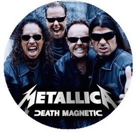 METALLICA: Band Magnetic (jelvény, 2,5 cm)