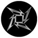METALLICA: Ninja Logo (jelvény, 2,5 cm)