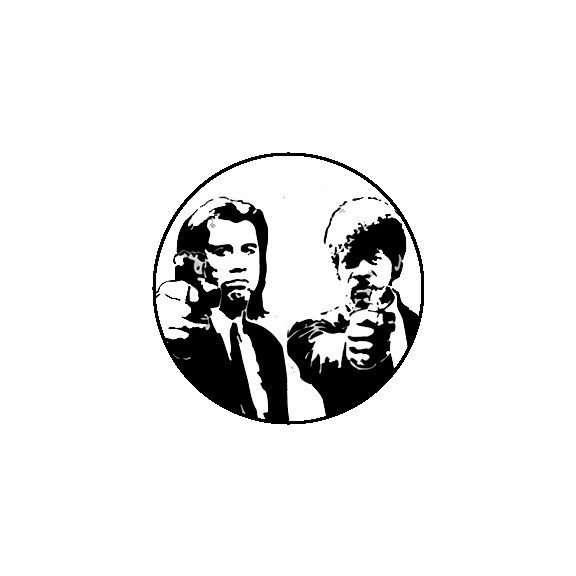 PULP FICTION (jelvény, 2,5 cm) PULP FICTION (jelvény, 2,5 cm)