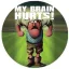 MONTY PYTHON: My Brain Hurts! (jelvény, 2,5 cm)
