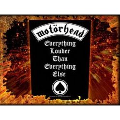 MOTORHEAD: Everything Louder (hátfelvarró / backpatch)