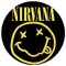 NIRVANA: Smiley (jelvény, 2,5 cm)