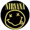 NIRVANA: Smiley (jelvény, 2,5 cm)