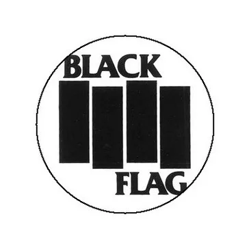 BLACK FLAG: Logo (jelvény, 2,5 cm)