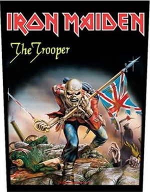 IRON MAIDEN: Trooper  (hátfelvarró / backpatch)