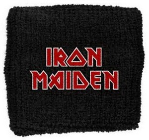 IRON MAIDEN: Logo (frottír csuklószorító)