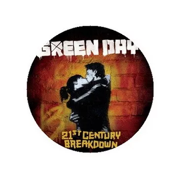 GREEN DAY: 21st Century (jelvény, 2,5 cm)