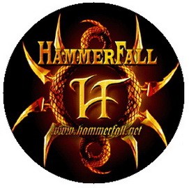 HAMMERFALL: Logo (jelvény, 2,5 cm)