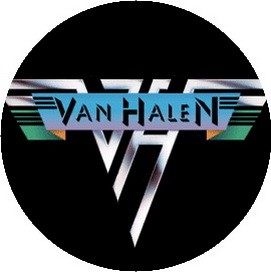 VAN HALEN: Logo (jelvény, 2,5 cm)
