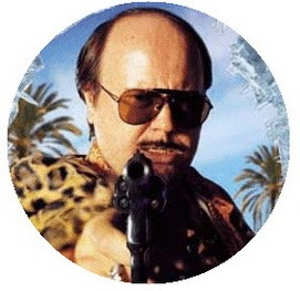 TORRENTE: Pisztoly (jelvény, 2,5 cm)
