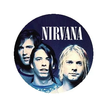 NIRVANA: Band (jelvény, 2,5 cm)