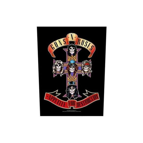 GUNS N' ROSES: Appetite For D. (hátfelvarró / backpatch) GUNS N' ROSES: Appetite For D. (hátfelvarró / backpatch)
