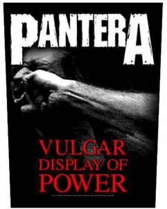 PANTERA: Vulgar Display (hátfelvarró / backpatch)