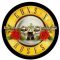 GUNS N' ROSES: Bullet Logo (round) (hátfelvarró / backpatch)