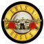 GUNS N' ROSES: Bullet Logo (round) (hátfelvarró / backpatch)