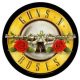 GUNS N' ROSES: Bullet Logo (round) (hátfelvarró / backpatch)