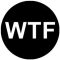 WTF (jelvény, 2,5 cm)
