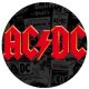 AC/DC: Logo Red (jelvény, 2,5 cm)
