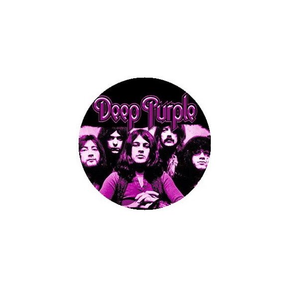 DEEP PURPLE: Band (jelvény, 2,5 cm) DEEP PURPLE: Band (jelvény, 2,5 cm)
