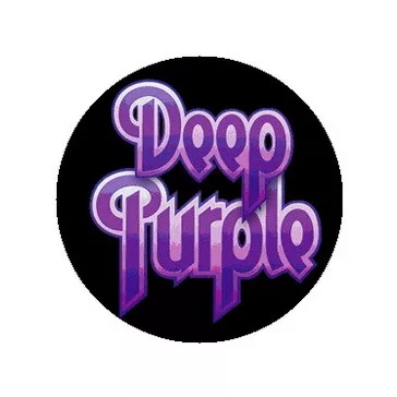 DEEP PURPLE: Logo (jelvény, 2,5 cm)