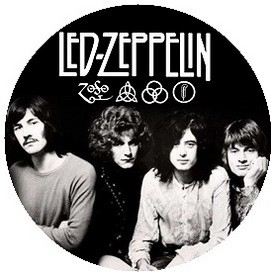 LED ZEPPELIN: Band (jelvény, 2,5 cm)