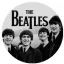 BEATLES: 1964 B/W (jelvény, 2,5 cm)