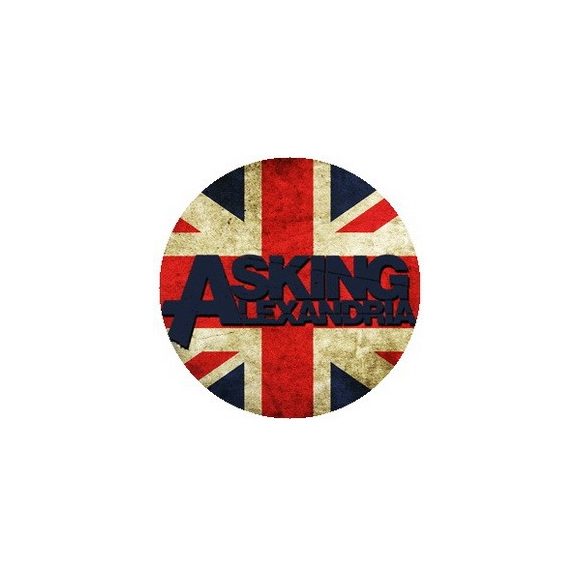 ASKING ALEXANDRIA: GB (jelvény, 2,5 cm) ASKING ALEXANDRIA: GB (jelvény, 2,5 cm)