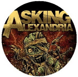 ASKING ALEXANDRIA: Mummy (jelvény, 2,5 cm)