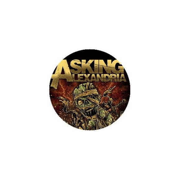 ASKING ALEXANDRIA: Mummy (jelvény, 2,5 cm) ASKING ALEXANDRIA: Mummy (jelvény, 2,5 cm)