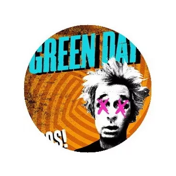 GREEN DAY: Dos! (jelvény, 2,5 cm)