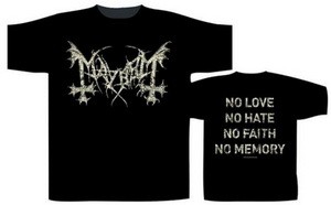 MAYHEM: No Love No Hate (póló)