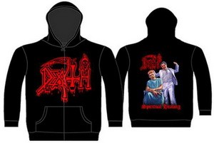 DEATH: Spiritual Healing (kapucnis pulóver, cipzáros)