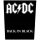 AC/DC: Back In Black (hátfelvarró / backpatch)