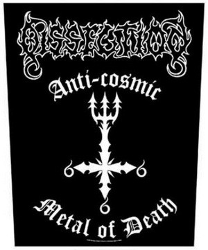 DISSECTION: Anti-Cosmic Metal Of D. (hátfelvarró / backpatch)