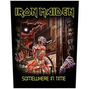 IRON MAIDEN: Somewhere In Time (hátfelvarró / backpatch)