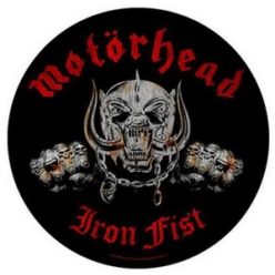 MOTORHEAD: Iron Fist (hátfelvarró / backpatch)
