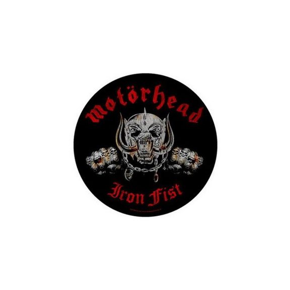 MOTORHEAD: Iron Fist (hátfelvarró / backpatch) MOTORHEAD: Iron Fist (hátfelvarró / backpatch)